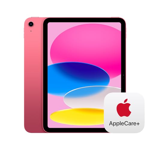 Apple iPad (10th Generation): with A14 Bionic chip, 10.9-inch Liquid Retina Display, 64GB, Wi-Fi 6 + 5G Cellular, 12MP front/12MP Back Camera, Touch ID, All-Day Battery Life – Silver