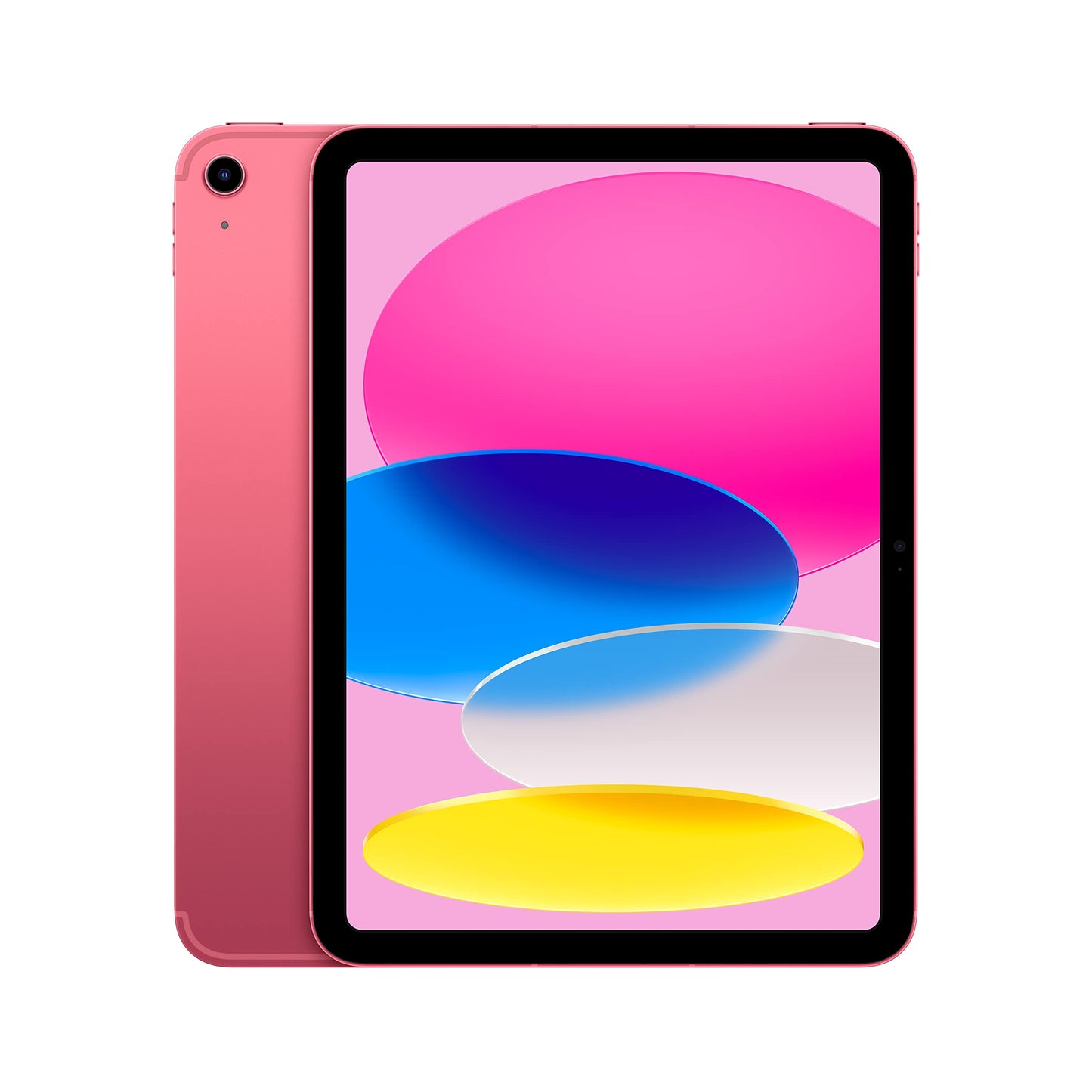 Apple iPad (10th Generation): with A14 Bionic chip, 10.9-inch Liquid Retina Display, 64GB, Wi-Fi 6 + 5G Cellular, 12MP front/12MP Back Camera, Touch ID, All-Day Battery Life – Silver