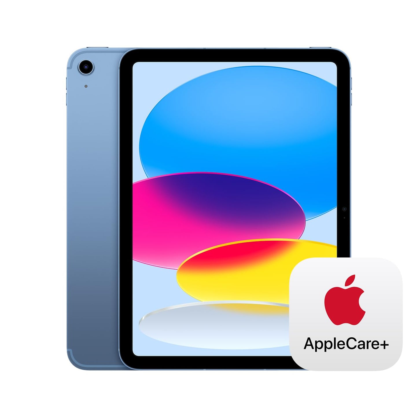 Apple iPad (10th Generation): with A14 Bionic chip, 10.9-inch Liquid Retina Display, 64GB, Wi-Fi 6 + 5G Cellular, 12MP front/12MP Back Camera, Touch ID, All-Day Battery Life – Silver